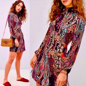 NWT Free People All Dolled Up Mini Dress
